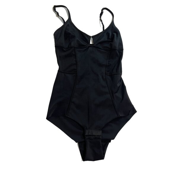 Squeem Sheer Allure Bodysuit in Black - Picture 1 of 6